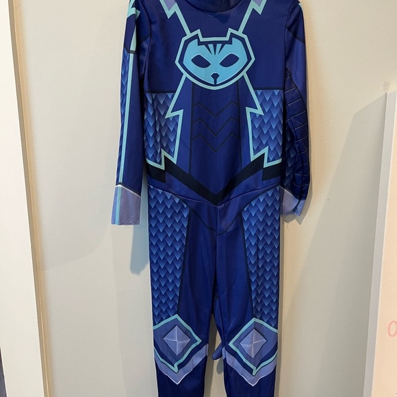 NEW 3T-4T Catboy PJ Masks Blue Superhero Costume with Mask and Tail - Picture 8 of 16